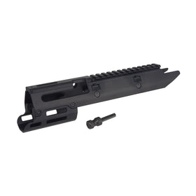 5KU - UTG Style M-Lok Rail Handguard w/ Charging Handle for MP5K AEG Airsoft (5KU-392C)