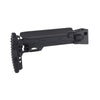 5KU - KPYK Folding Telescopic Buttstock w/ Cheek Riser for Marui AKM GBB (GBTMAK007BK)