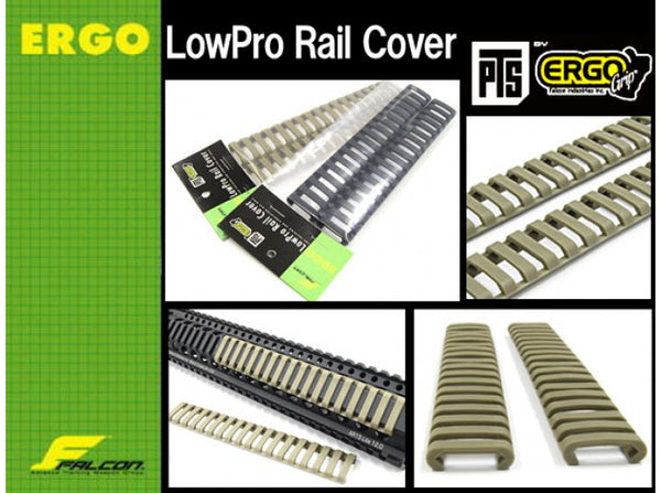 ERGO - 18-Slot LowPro Rail Covers (DE) (2 Piece in package)