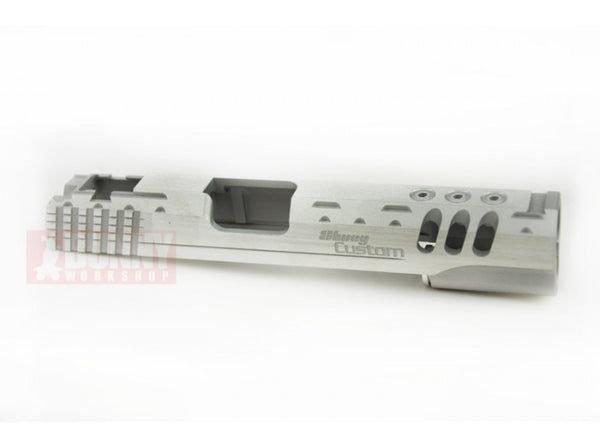Warbear - CNC Aluminum  Slide (Tactical & Silver) for Marui Hi-Capa
