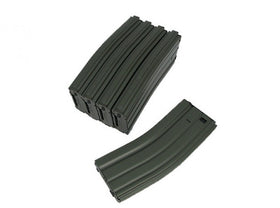 King Arms 450rds Hi-Cap Magazine for M4/M16 AEG (OD, 5pcs)