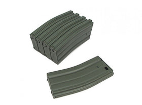 King Arms 68rd Magazine for M4/M16 AEG (OD, 5pcs)