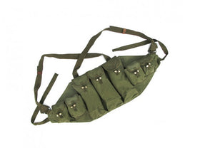 King Arms Original AK Canvas Chest Magazine Carrier (OD)