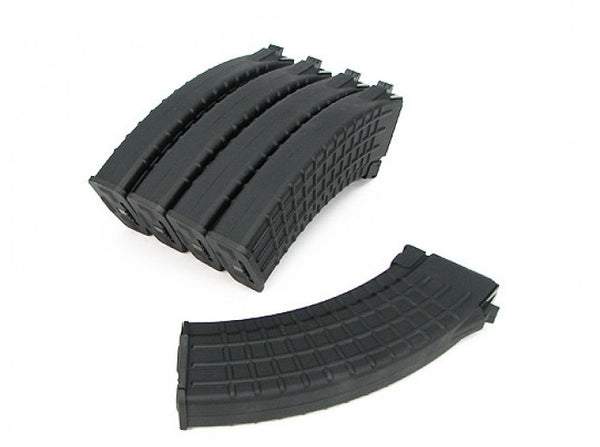 King Arms 600rd Hi-Cap Waffle Magazine for AK AEG (5pcs)