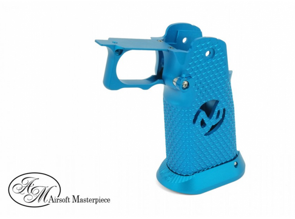 Airsoft Masterpiece Aluminum Grip for Hi-CAPA Type 2 (Blue)