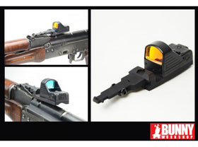 Angry Gun - Tactical AK Micro Red Dot Sight with Mount and Rear Iron Sight