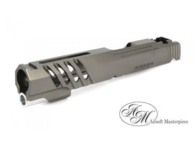 Airsoft Masterpiece Custom Saber Standard Slide for Hi-CAPA/1911 (Titanium Grey)