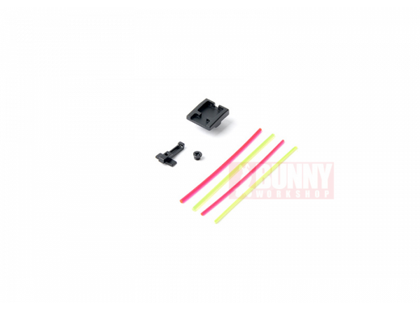 AIP Alumimun Front and Rear Sight ( Fiber) For WE XDM
