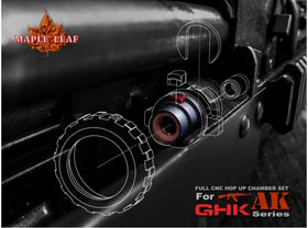Maple Leaf CNC Aluminum Hop Up Chamber set for GHK AK GBB Rifle Series