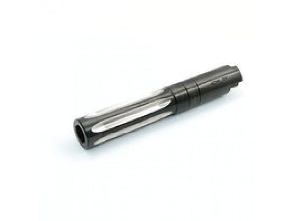 UAC Stainless Steel Fluted Outer Barrel for Marui Hi-Capa 4.3 (.45 ACP, Black)