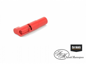 Airsoft Masterpiece CNC Stainless Steel Magazine Release Catch - STI Style (Cerakote USMC Red)