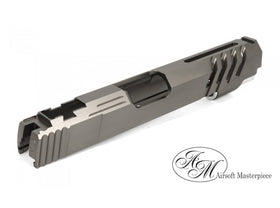 Airsoft Masterpiece Custom Saber Standard Slide for Hi-CAPA/1911 (Titanium Grey)