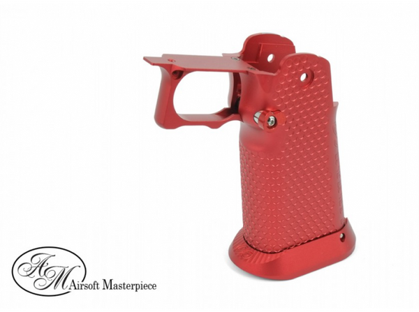 Airsoft Masterpiece Aluminum Grip for Hi-CAPA Type 1 (Red)