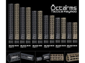 ARES Octarms 15 Inch Tactical Keymod System Handguard Set