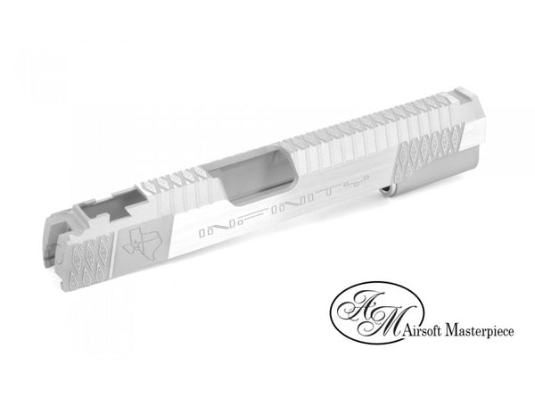 Airsoft Masterpiece Infinity Cross ver.5 Standard Slide for Hi-CAPA / 1911 (Silver)