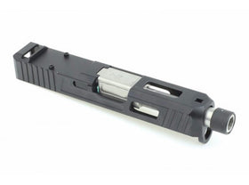 Guns Modify SA G26+RMR Slide W/ Stainless threaded silver barrel Set For TMG26 Limited Product