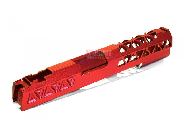 Airsoft Masterpiece Aluminum Triangles Slide - Red