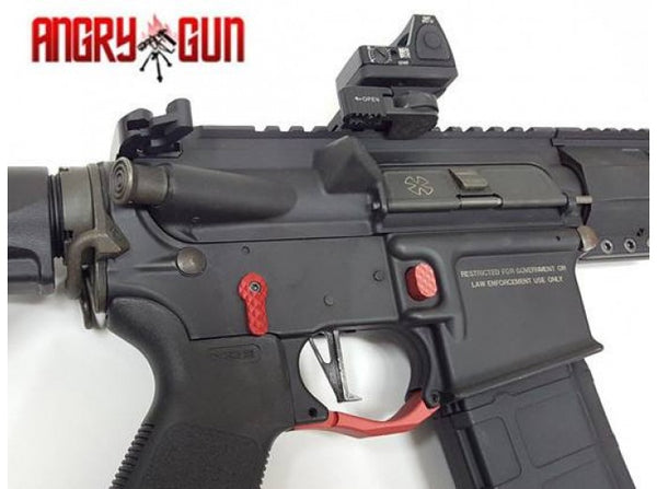 Angry Gun - Ambi Selector for Marui M4 MWS GBB (Red)