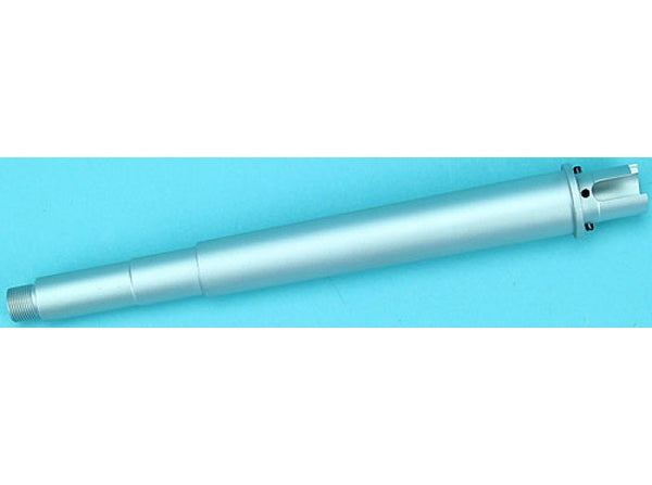 G&P Aluminum 9.7 Inch AEG Outer Barrel (14mm CW, Silver)