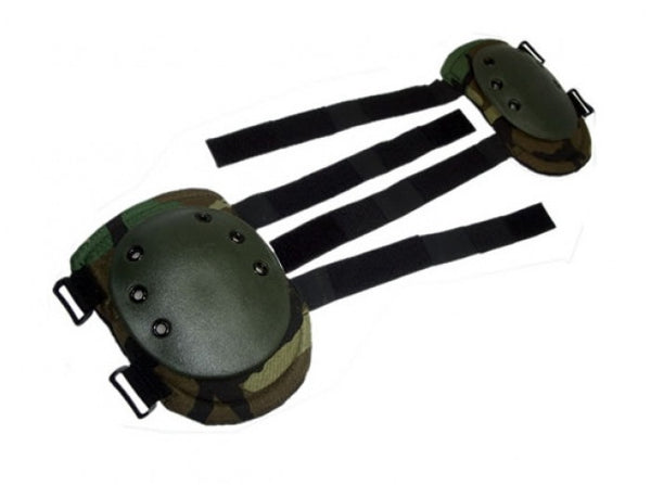 King Arms Knee Pad Set (Woodland Camo)