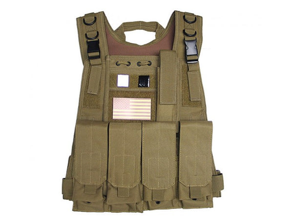King Arms MPS SAPI Vest Full Set (TAN)
