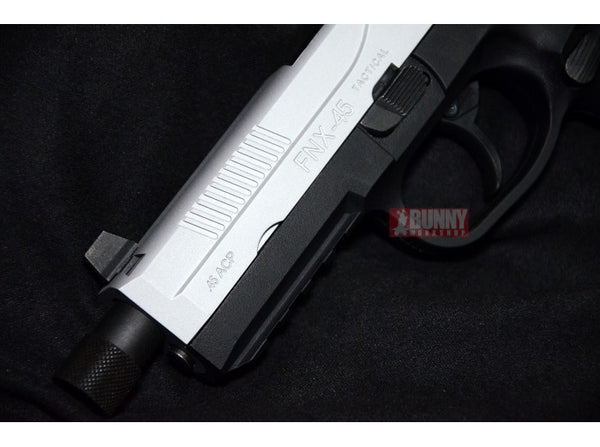 Bunny Custom - Stainless FNX45 Tactical Gas Blowback Pistol