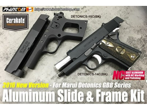 Guarder Aluminum Kit for MARUI DETONICS.45 -2016 New Version (Cerakote Black/Late Marking)