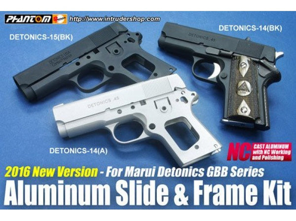 Guarder Aluminum Kit for MARUI DETONICS.45 -2016 New Version (Black/Late Marking)