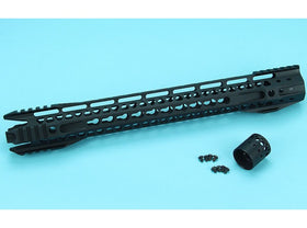 G&P MOTS II 16.2 Inch Keymod Phantom Handguard (Black)