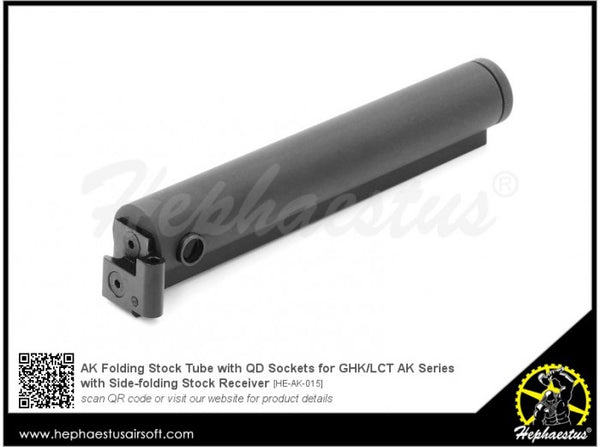 Hephaestus AK Folding Stock Tube with QD Sockets for GHK / LCT Side-Folding Stock Receiver AK Series