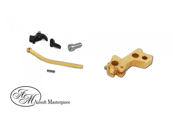 Airsoft Masterpiece CNC Steel Hammer & Sear Set for Marui Hi-CAPA TYPE 5 ( Gold )