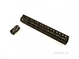 Iron Airsoft - NSR MLOK Rail for Systema PTW Profile (13.5 inch / Black)