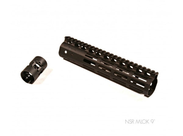 Iron Airsoft - NSR MLOK Rail for Systema PTW Profile (7 inch / Black)