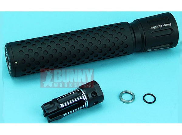 G&P BIO Infected Silencer for Tokyo Marui & G&P M16 Series (14mm CW) - BK