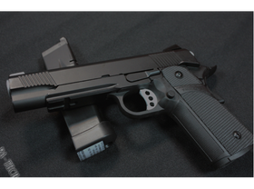 KJ Works KP-05 HI-CAPA Full Metal Black GBB Pistol (Gas and CO2)