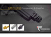 COWCOW Tech GK Fast Lock Compensator & Barrel Set for Tokyo Marui G Model 17/18/22 GBB Series (Black)