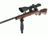 UTG - Monopod Shooting Stand w/ V-Rest & Camera Adaptor (20.5-58.75 Inch)