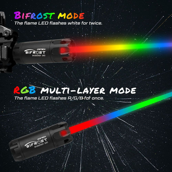 Acetech Bifrost Tracer Unit with Multi Color Flame Effect ( RGB Rainbow ) (M14 CCW)