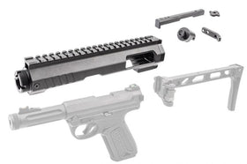 C&C AI 01 Rifle Kit for AAP01 GBBP (AAP-01) (Black) (V2 Compatible AEG M4 AR Stock / 1913 Picatinny Rail Stock)