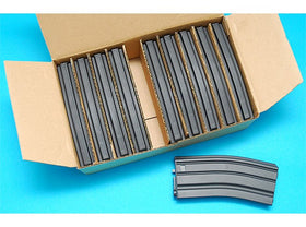 G&P 130rd Illuminated Magazine for Marui M4/M16 Series (Black, 10pcs)