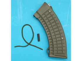 G&P 150rd Waffle Magazine for AK47 AEG (OD, 10pcs)
