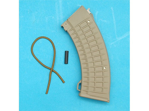 G&P 150rd Waffle Magazine for AK47 AEG (Coyote Brown)
