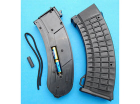 G&P 138rd Illuminated Magazine for AK47 AEG (Black)
