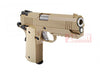 WE Full Metal Desert Warrior Socom 4.3 FDE Airsoft Gas Blowback Pistol (Tan)